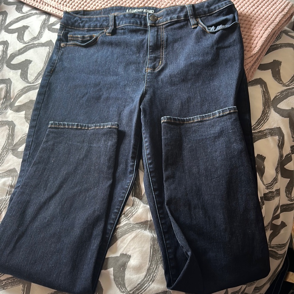 Land’s End Mid-Rise Curvy Skinny Jean